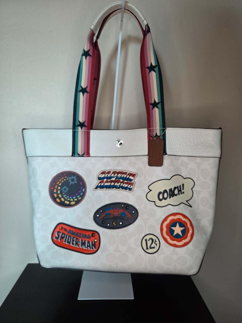 Coach x Marvel Marvel Comics Patch Tote Bag